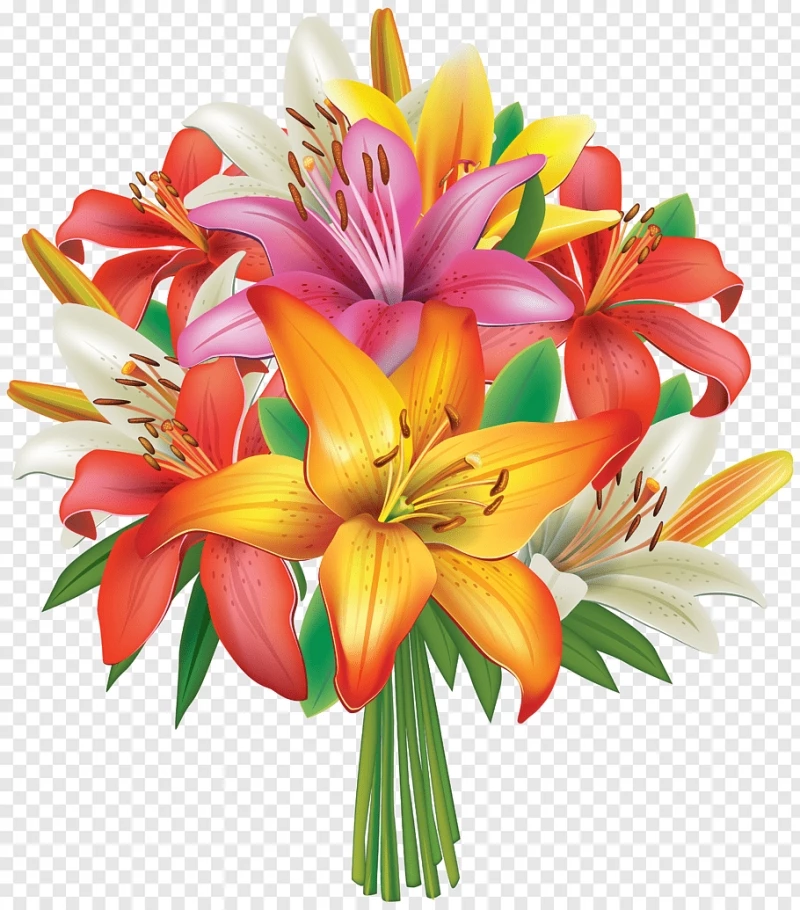 Tận hưởng vẻ đẹp hoàn hảo của bo hoa ly đầy sức sống và tươi mới trong định dạng file PNG. Với các đường nét cẩn thận và màu sắc sống động, những bó hoa này chắc chắn sẽ trở thành nguồn cảm hứng tuyệt vời cho những ý tưởng thiết kế của bạn.