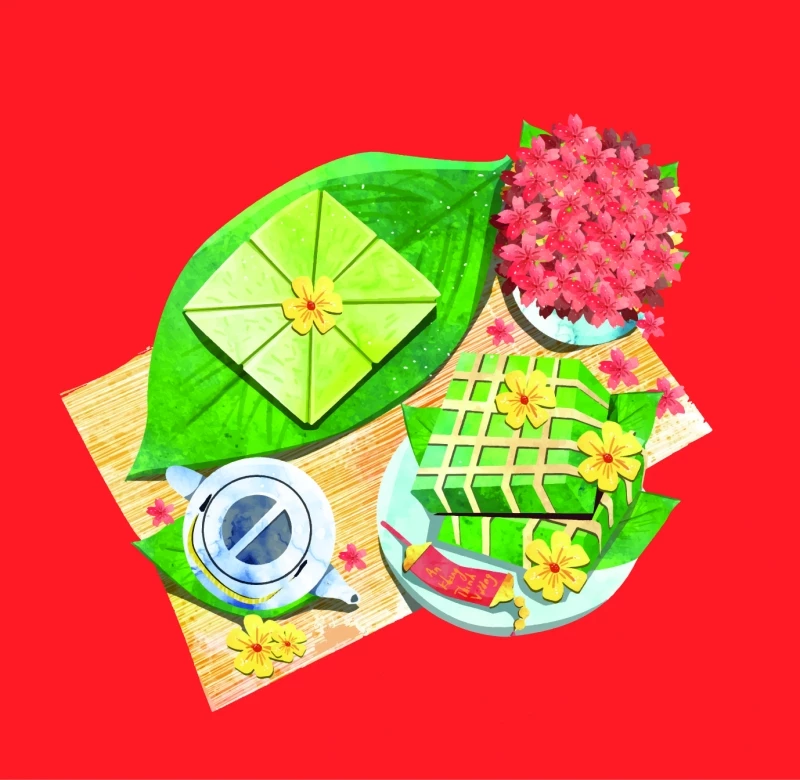 Vector bánh chưng: Hình ảnh vector bánh chưng đầy màu sắc và sáng tạo sẽ đưa bạn đến với một cuộc hành trình khám phá nét đẹp văn hóa của Việt Nam. Hãy cùng xem và cảm nhận sự độc đáo và tinh tế của món ăn này.