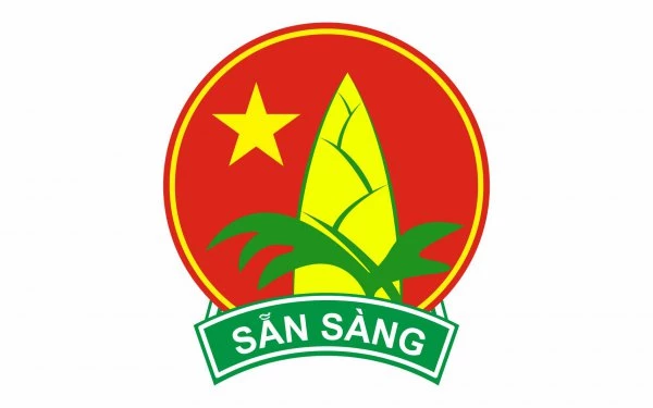 Vector Logo Huy hiệu Măng Non Sẵn Sàng file CDR CorelDRAW