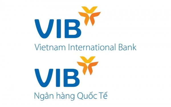 Vector logo ngân hàng Quốc tế VIB file CDR CorelDraw AI