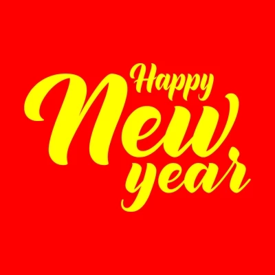 Vector chữ Happy New Year file CDR CorelDraw #8. font chữ tết, chữ Happy New Year, 