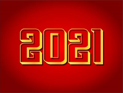 Miễn phí download Vector font chữ năm 2021 đẹp #2. Định dạng file CDR CorelDRAW. Chủ đề: năm mới vector, năm 2021 vector, 
