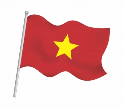 Các bé khối Mẫu giáo bé  Trường Mầm non Tuổi Hoa với hoạt động tạo hình Tô  màu lá cờ Việt Nam