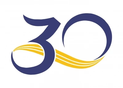 Vector logo kỷ niệm 20 năm ra trường